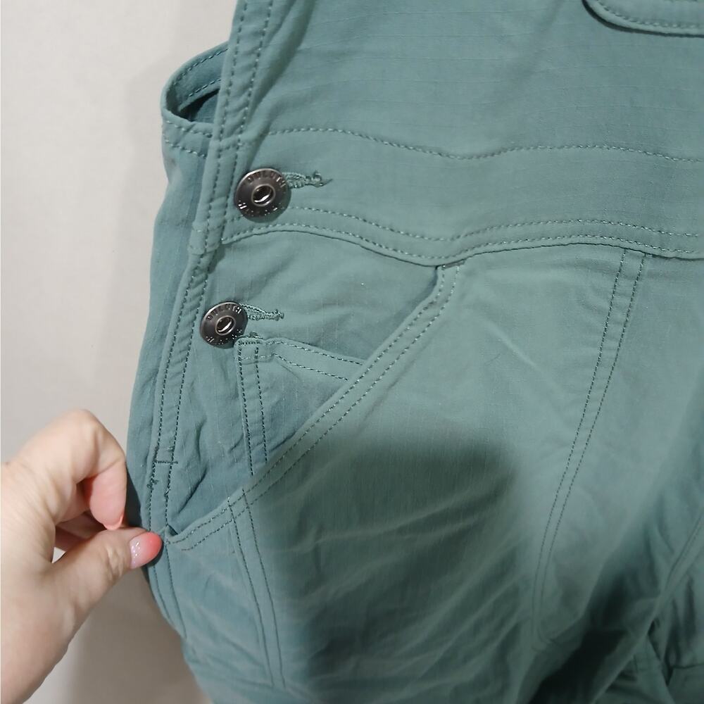 DULUTH TRADING Heirloom Gardening Bib Overalls Medium 31 NWT Green Fir Ripstop - Picture 11 of 16